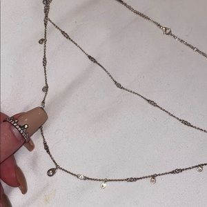 Pandora ring and double layered necklace